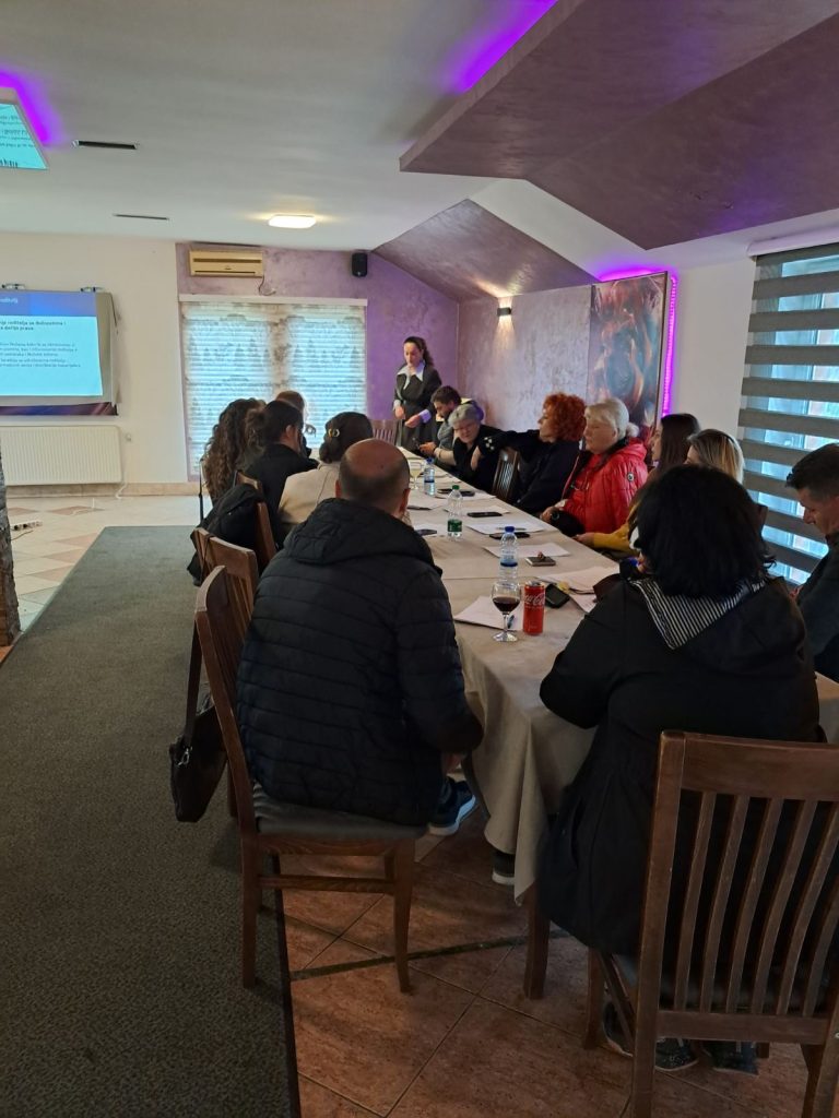 Seminar za odrasle “Predstavljanje tima za prava deteta zajednici”.